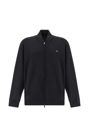 Paul & Shark zip-up fleece sweatshirt - Black