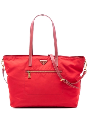 Prada Pre-Owned 2013-2025 Tessuto satchel - Red