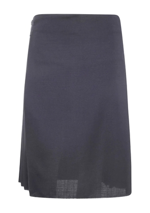 SAPIO mohair wool skirt - Black