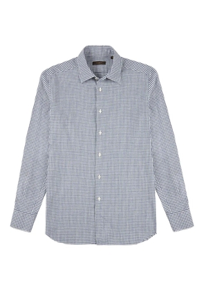 Glanshirt checked flannel shirt - Blue