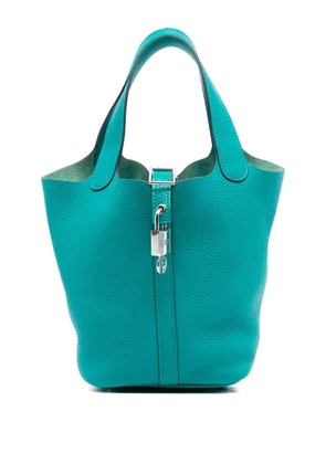 Hermès Pre-Owned 2016 Clemence Picotin Lock 18 handbag - Blue