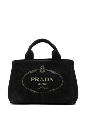 Prada Pre-Owned 2000-2013 Small Canvas Canapa Logo satchel - Black