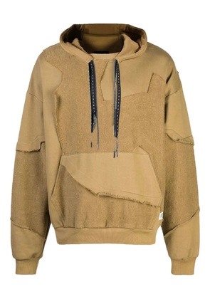 Mostly Heard Rarely Seen Cut Me Up hoodie - Brown