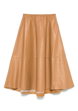 Forte Forte leather skirt - Brown