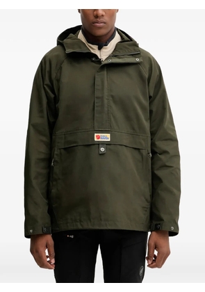 Fjällräven logo-patch hooded jacket - Green