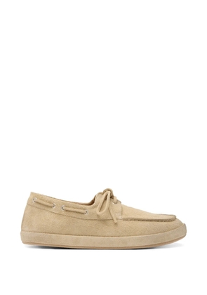 Marsèll suede boat shoes - Neutrals
