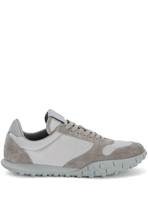 Jil Sander suede-panelled sneakers - Grey