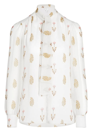 Giambattista Valli silk blouse - White