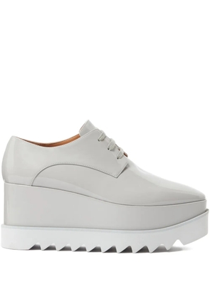 Stella McCartney lace-up platform derby shoes - Grey