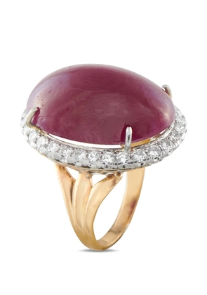 LB Exclusive ruby and diamond ring - Gold