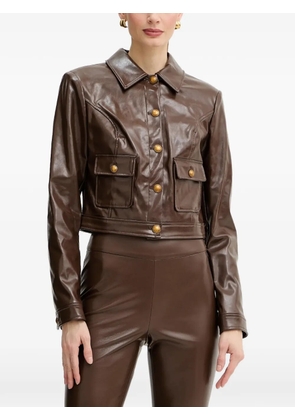 GUESS USA buttoned pocket jacket - Brown