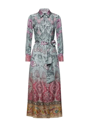 Pierre-Louis Mascia floral-print maxi dress - Blue