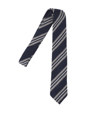 Finamore 1925 Napoli diagonal striped tie - Blue
