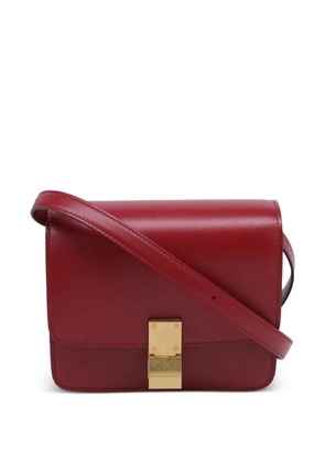 Celine Pre-Owned small Classic Box leather shoulder bag - Red