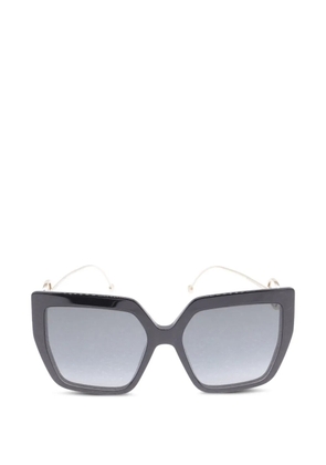 Fendi Pre-Owned 0410/s square-framed sunglasses - Black