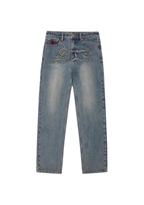 ICECREAM graphic appliqued jeans - Blue