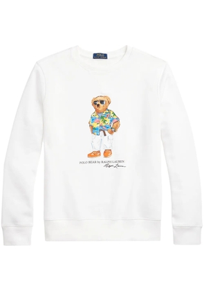 Polo Ralph Lauren Teddy Bear cotton-blend sweatshirt - White