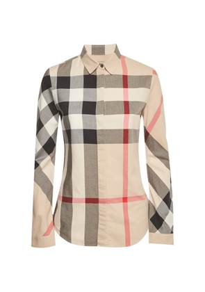 Burberry checked shirt - Neutrals