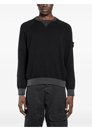 Stone Island crew-neck sweater - Black