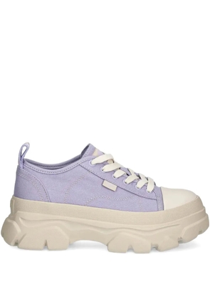 Buffalo chunky-sole canvas sneakers - Purple