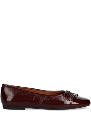 VAGABOND Jolin patent-leather ballet flats - Red