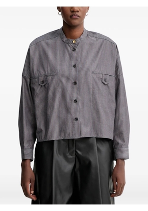 Sessùn striped shirt - Grey