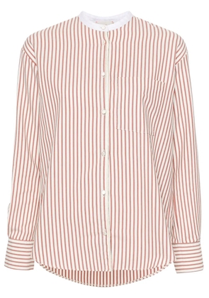 Forte Forte striped button-up shirt - White