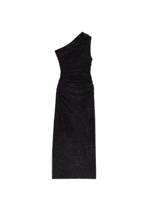 Maje asymmetric midi dress - Black