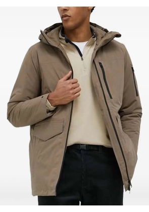 JACK WOLFSKIN hooded zip jacket - Brown
