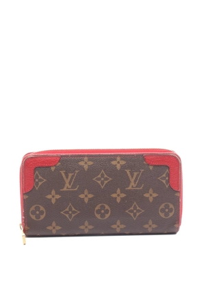 Louis Vuitton Pre-Owned 2017 Retiro monogram zipped wallet - Brown
