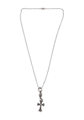 Chrome Hearts cross ball-chain necklace - Silver