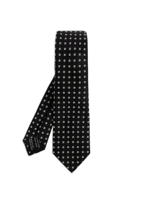 TOM FORD patterned tie - Black