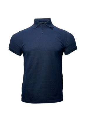 Saint Laurent Pre-Owned embroidered-logo polo shirt - Blue