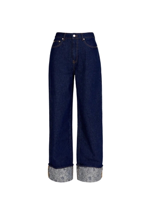 Christy Lynn Ryder etched jeans - Blue