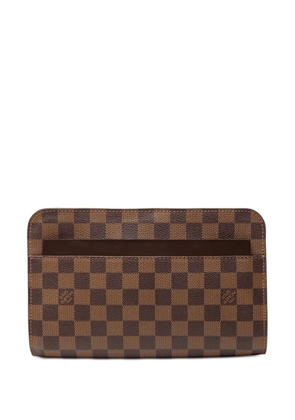 Louis Vuitton Pre-Owned 2003 Damier Ebene Saint Louis Pochette clutch bag - Brown