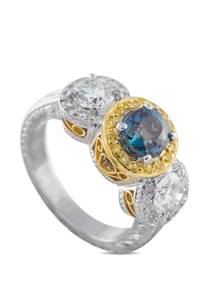 LB Exclusive alexandrite and diamond ring - Silver