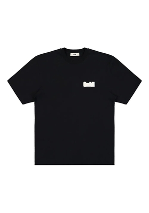 GmbH embroidered cutout logo T-shirt - Black