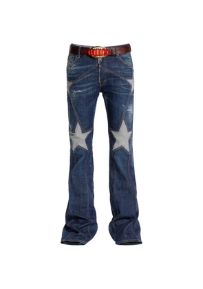 DSQUARED2 star-detail denim jeans - Blue