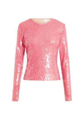 16Arlington Tanith sequin top - Pink