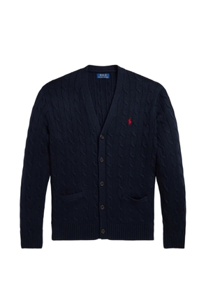 Polo Ralph Lauren Polo Pony cable-knit cardigan - Blue