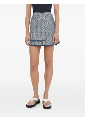 SAMSOE SAMSOE Salinez fringed pocket mini skirt - Blue