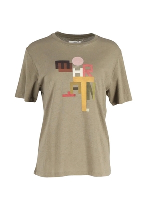 Isabel Marant Vintage graphic cotton T-shirt - Green