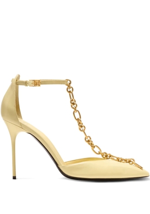 Balmain 95mm pointed-toe pumps - Yellow