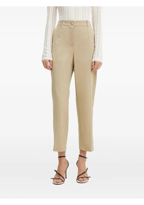 BOSS front-seam straight trousers - Neutrals