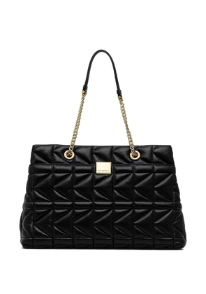 Karl Lagerfeld K/Kuilt chain-strap tote bag - Black