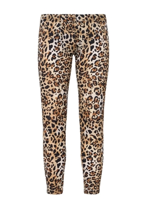 DSQUARED2 animal-print leggins - Brown