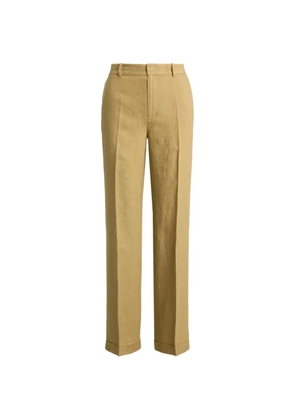 Polo Ralph Lauren pleat-detail tailored trousers - Brown