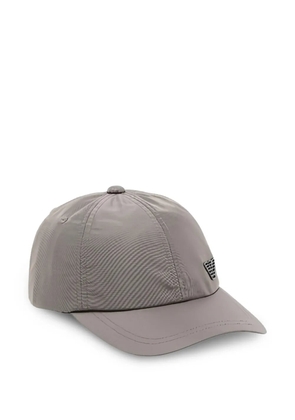 Emporio Armani logo-plaque baseball cap - Grey