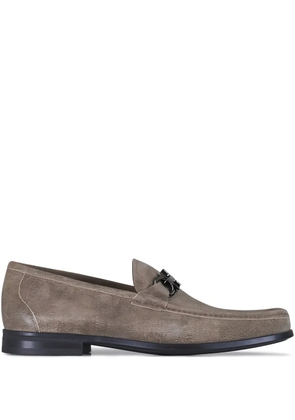 Ferragamo Grandioso 2 suede loafers - Neutrals