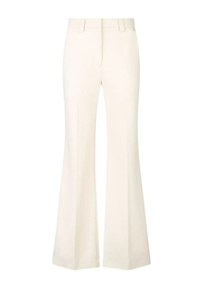 LIU JO flared-leg trousers - White